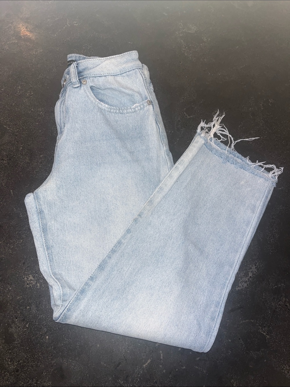 Sincerely Jules Light Blue Straight Leg Jeans - Picture 1 of 3